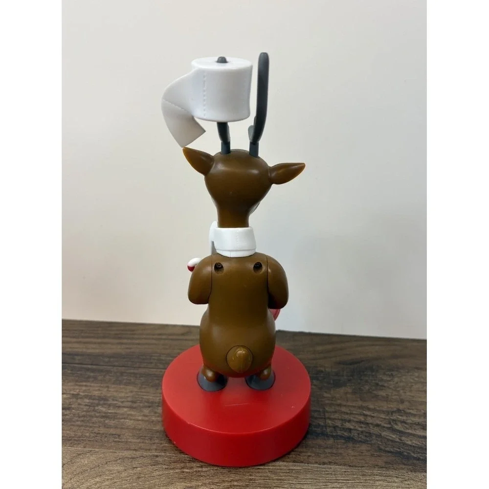 Hallmark Northpole Deer John Talking Reindeer Bathroom Humor Motion Activated